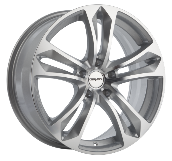 Llanta CARMANI 5 ARROW 7.5x17 (4x100) ET38 NEGRO / PULIDO