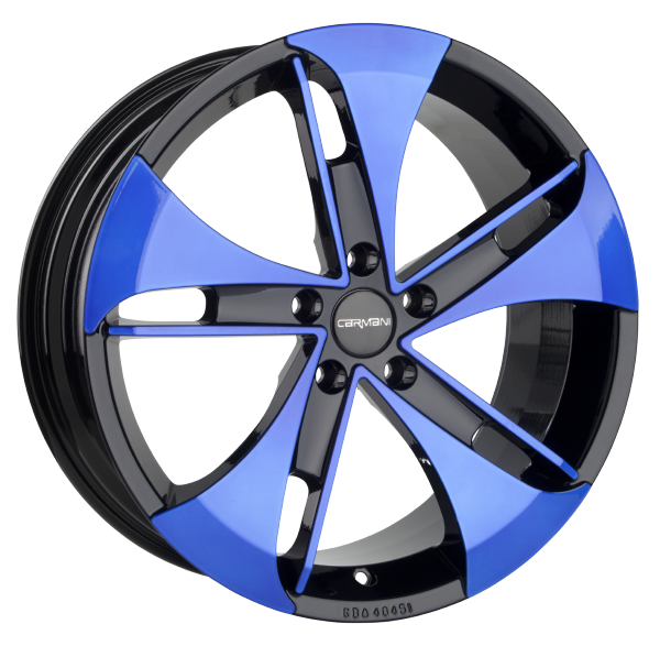 Llanta CARMANI 7 PUNCH 8,5x19 (5x112) ET47 AZUL / PULIDO