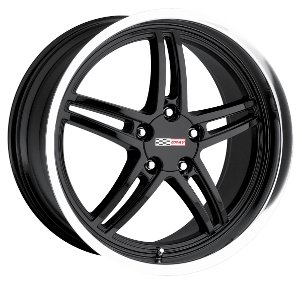 Llanta CRAY SCORPION 9.0x18 (5x120) ET50 NEGRO / ARO PULIDO