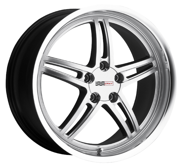 Llanta CRAY SCORPION 9.0x17 (5x120) ET50 PLATA BRILLANTE / ARO PULIDO