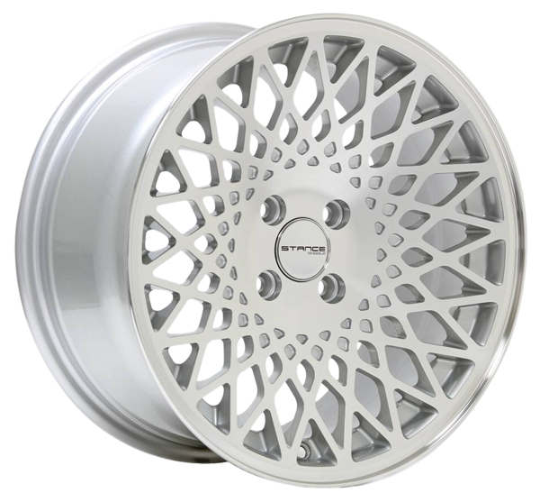 Llanta SPAC Wheels ENCORE 7.5 X 17" (4X100) ET35 PLATA MECANIZADO