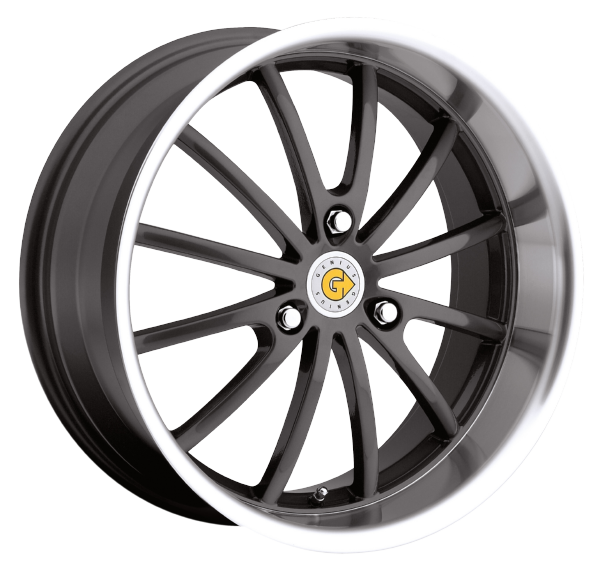 Llanta GENIUS DARWIN 6.0x17 (3x112) ET22 GUNMETAL  /  ARO PULIDO