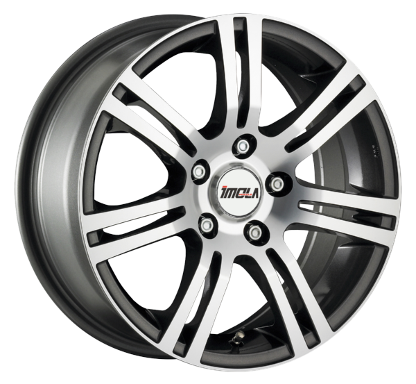 Llanta IMOLA AUDACE 5.5x14 (4x108) ET35 ANTRACITA / PULIDO