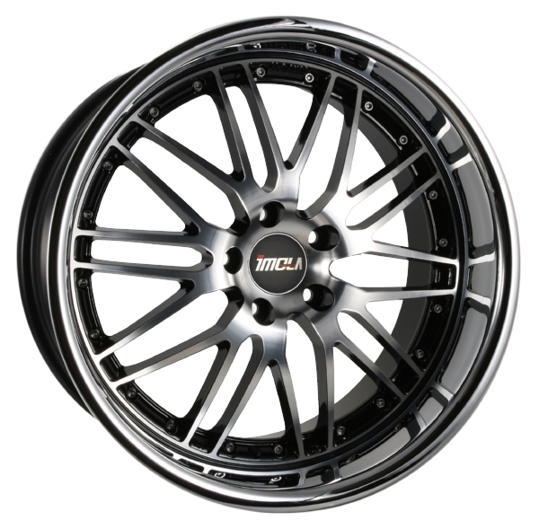 Llanta IMOLA FORCE UHP 9.5x19 (5x120) ET35 NEGRO / PULIDO