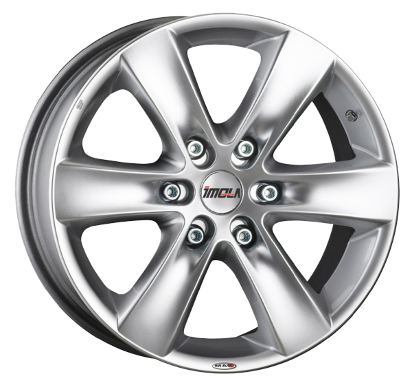 Llanta IMOLA SIERRA 8.0x18 (6x130) ET50 PLATA BRILLANTE