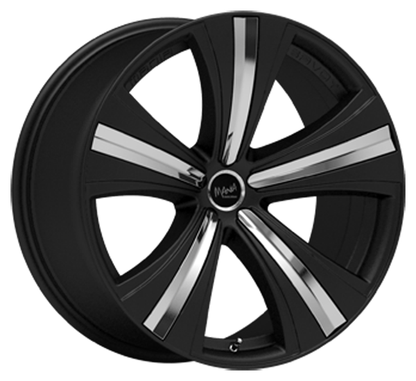 Llanta INOVIT Savoy 8.5 x 19" (5x114.3) ET40 NEGRO / CROMADO