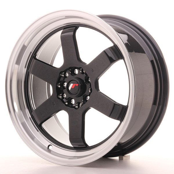 Llanta JAPAN RACING JR12 8 X 17" (4XMULTI) ET33 Black