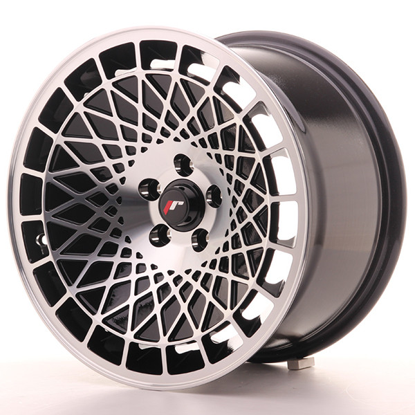 Llanta JAPAN RACING JR14 9 X 16" (4XMULTI) ET10 Black Machined Face
