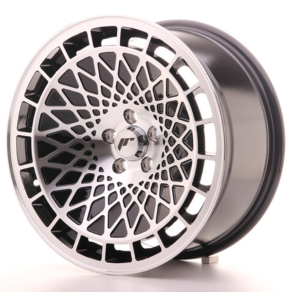 Llanta JAPAN RACING JR14 8,5 X 17" (5XMULTI) ET15 Black Machined Face