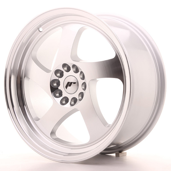 Llanta JAPAN RACING JR15 8,5 X 18" (5XMULTI) ET25 Silver Machined Face
