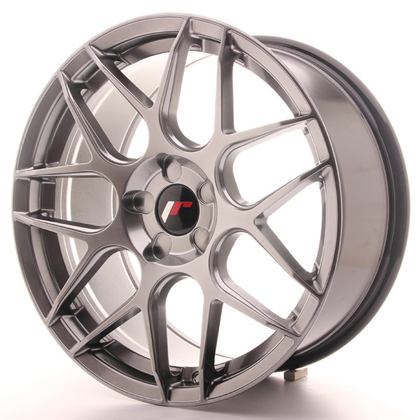 Llanta JAPAN RACING JR18 8,5 X 18" (5XMULTI) ET38 Hiper Black