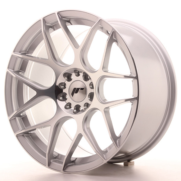 Llanta JAPAN RACING JR18 9,5 X 18" (5XMULTI) ET35 Silver Machined Face