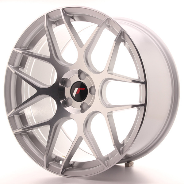 Llanta JAPAN RACING JR18 10 X 20" (5XMULTI) ET38 Silver Machined Face