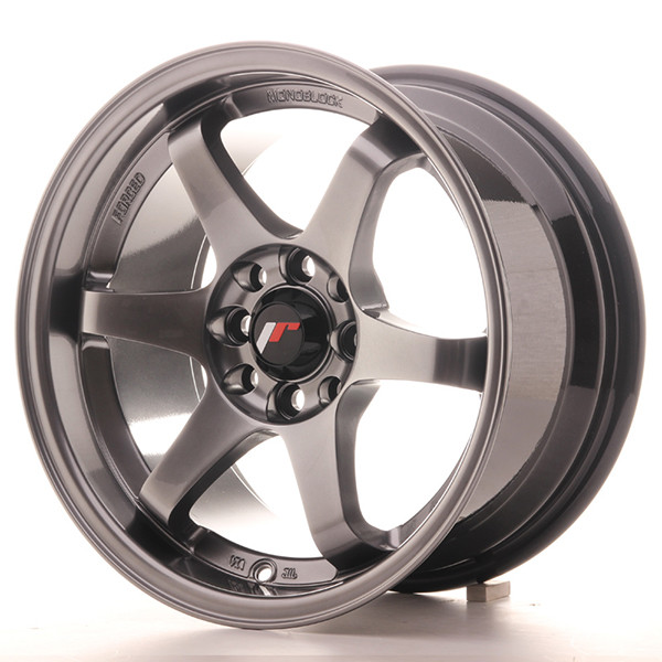 Llanta JAPAN RACING JR3 8 X 15" (4XMULTI) ET25 Hiper Black
