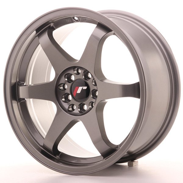 Llanta JAPAN RACING JR3 8 X 17" (4XMULTI) ET35 Gun metal