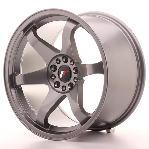 Llanta JAPAN RACING JR3 10 X 18" (5XMULTI) ET25 Gun metal