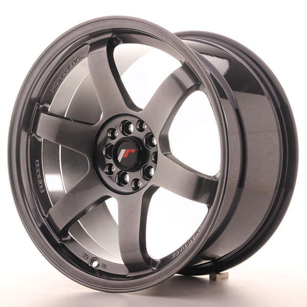 Llanta JAPAN RACING JR3 9,5 X 18" (5XMULTI) ET38 Hiper Black