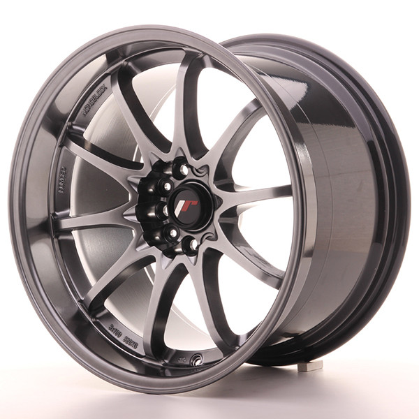 Llanta JAPAN RACING JR5 10,5 X 18" (5XMULTI) ET12 Hiper Black