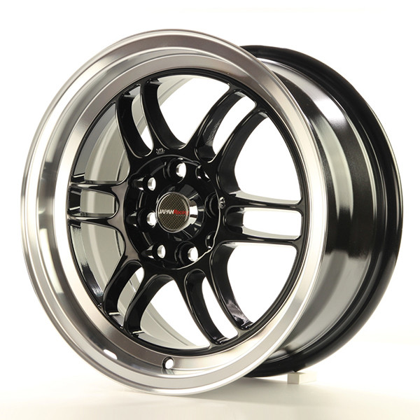 Llanta JAPAN RACING JR7 7 X 15" (4X108) ET40 Black