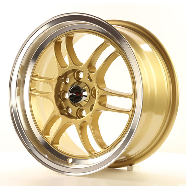 Llanta JAPAN RACING JR7 7 X 15" (4XMULTI) ET40 Gold