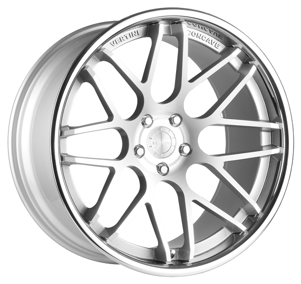 Llanta SPAC Wheels MAGIC 9.5 X 19" (5X120) ET35 PLATA BRILLANTE / ARO INOX.