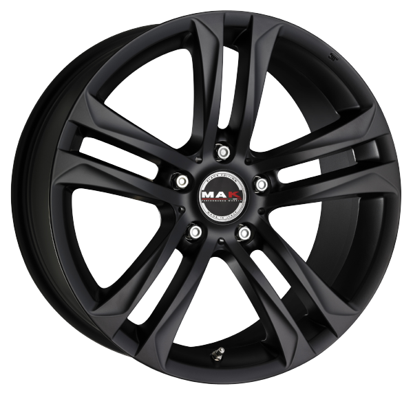Llanta MAK BIMMER MATT BLACK 8.0x18 (5x120) ET30 NEGRO MATE
