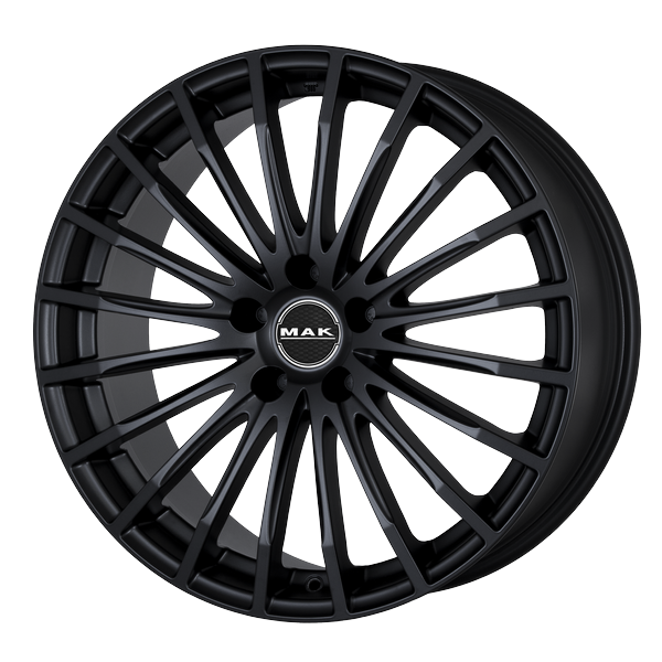 Llanta MAK FATALE BLACK 8.50 x 19" (5x108) ET38 NEGRO MATE