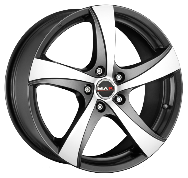 Llanta MAK MISTRAL 8.0x17 (5x108) ET35 ANTRACITA / PULIDO