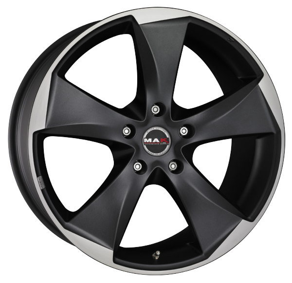 Llanta MAK RAPTOR 5 ICE 8.00 x 18" (5x120) ET50 ANTRACITA / PULIDO MATE