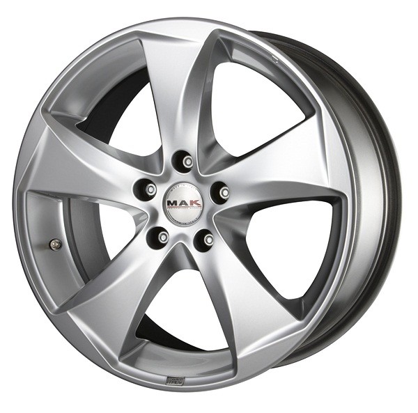 Llanta MAK RAPTOR 5 SILVER 8.50 x 19" (5x120) ET50 PLATA BRILLANTE