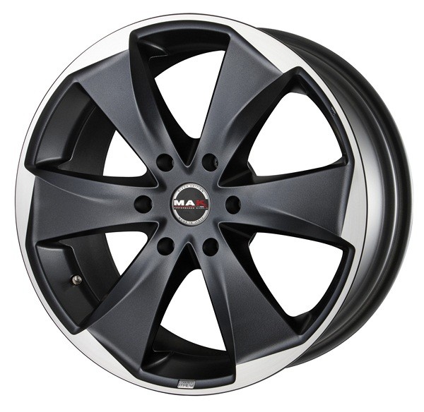 Llanta MAK RAPTOR 6 ICE 7.5 x 17" (6x139.7) ET30 ANTRACITA / PULIDO MATE