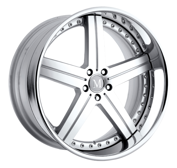 Llanta MANDRUS STUTT 10.0x20 (5x112) ET54 PLATA / PULIDO