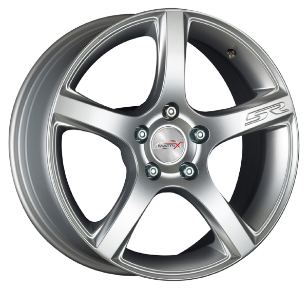 Llanta MATRIX FEVER-5R SATIN 7.0x17 (5x105) ET35 PLATA BRILLANTE