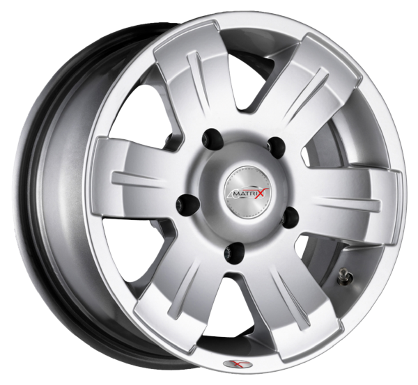 Llanta MATRIX MOHAVE 6.0 x 15" (5x139.7) ET0 PLATA BRILLANTE