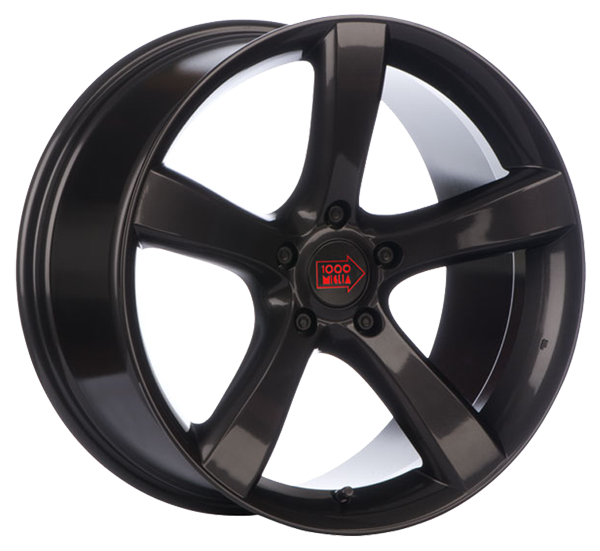 Llanta MILLE MIGLIA M-1001 8.5 X 19" (5X108) ET42 ANTRACITA / PULIDO
