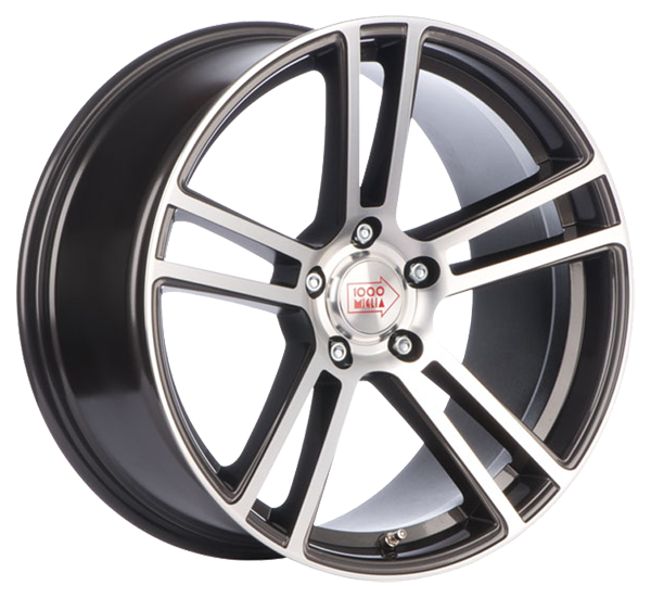 Llanta MILLE MIGLIA M-1002 8.5 X 19" (5X120) ET35 ANTRACITA / Pulido