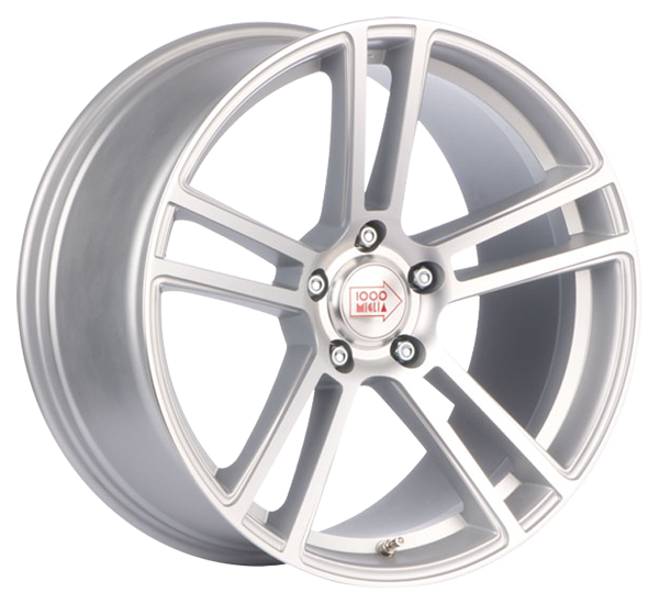 Llanta MILLE MIGLIA M-1002 8.0 X 18" (5X114.3) ET40 PLATA / PULIDO