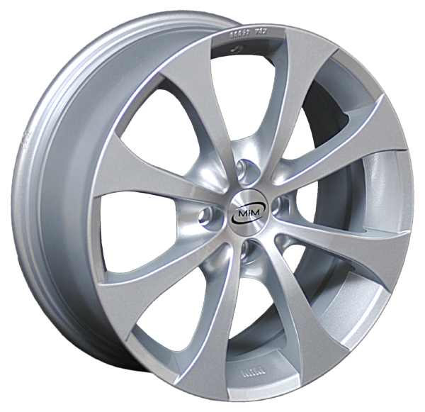 Llanta MIM SAVONA 7.0x17 (4x108) ET40 PLATA BRILLANTE