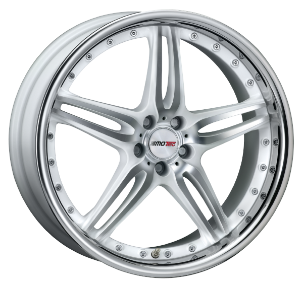 Llanta MOTEC PANTERA 8,5x19 (5x120) ET15 BLANCO MATE / PULIDO