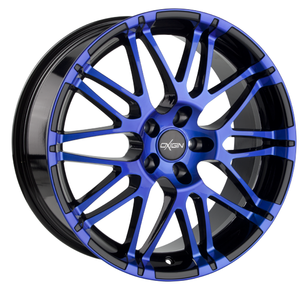 Llanta OXIGIN 14 OXROCK 9.5x20 (5x112) ET48 AZUL / PULIDO
