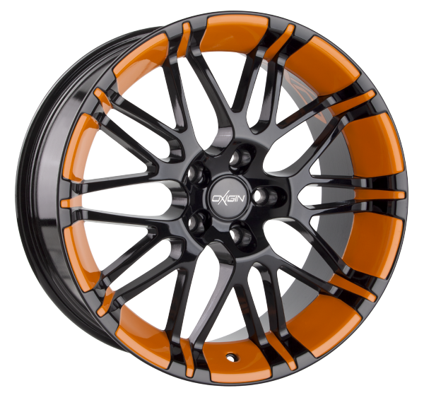 Llanta OXIGIN 14 OXROCK 10.0x22 (5x112) ET50 NARANJA / PULIDO