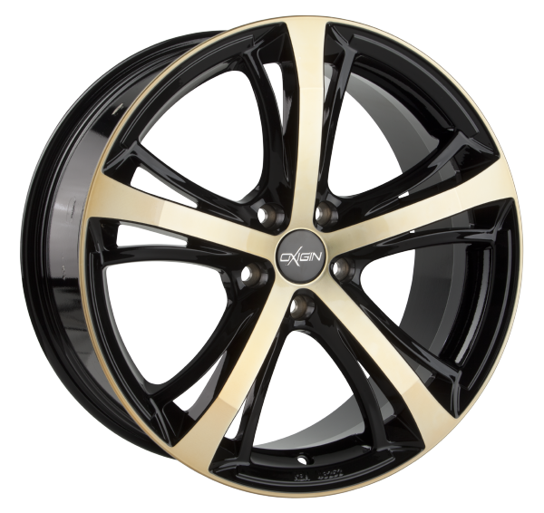 Llanta OXIGIN 16 SPARROW 8.0x18 (5x114.3) ET35 DORADO / PULIDO