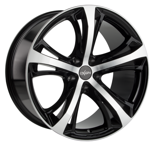 Llanta OXIGIN 16 SPARROW 8,5x19 (5x114.3) ET48 NEGRO / PULIDO
