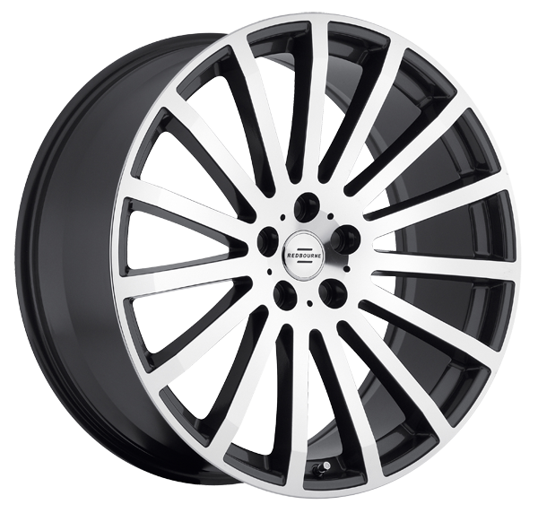 Llanta REDBOURNE DOMINUS 9.5 X 20" (5X120) ET32 ANTRACITA / FRENTE PULIDO