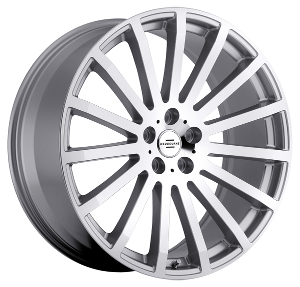 Llanta REDBOURNE DOMINUS 9.5 X 20" (5X120) ET32 PLATA / FRENTE PULIDO