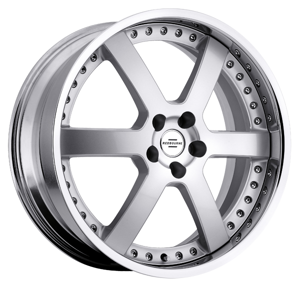 Llanta REDBOURNE KNIGHT 9.5 X 22" (5X120) ET32 PLATA / ARO CROMADO