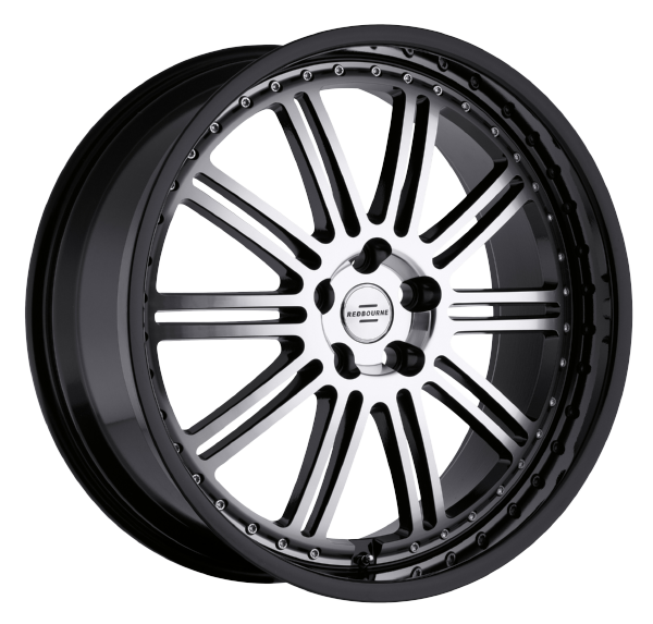 Llanta REDBOURNE MARQUES 9.5x20 (5x120) ET32 NEGRO / ARO PULIDO
