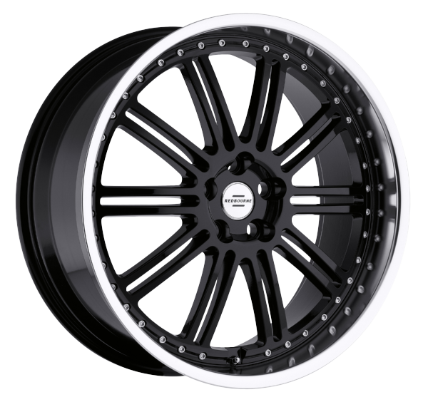 Llanta REDBOURNE MARQUES 9.5x22 (5x120) ET32 NEGRO / ARO PULIDO