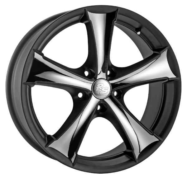 Jante RS RS-GT BLACK 8.0 x 18" (5x112) ET35 NOIR MAT / BORD INOX