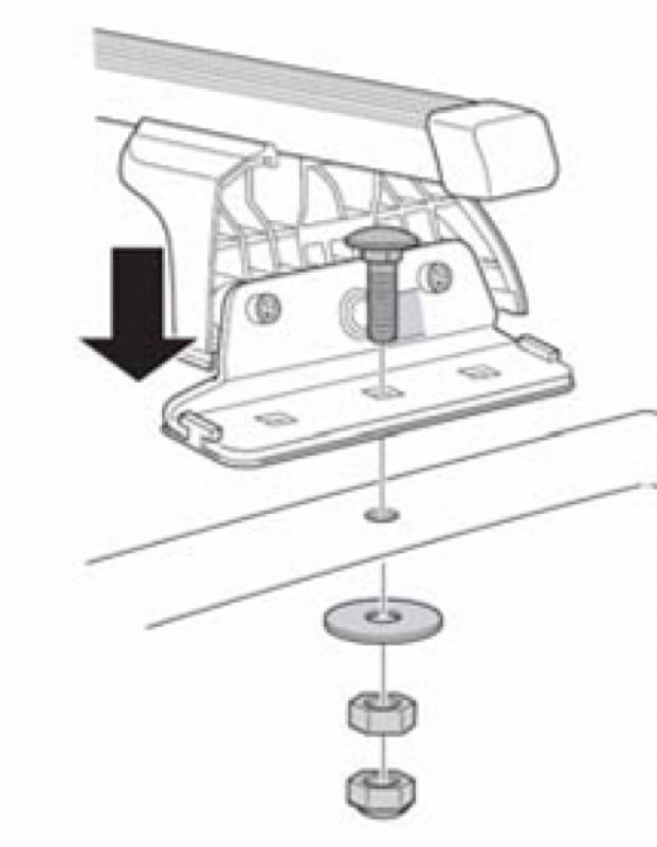 THULE  ref. 543  - Kit Fixpoint
